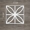 Ekena Millwork Medium Swansea Decorative Fretwork Wall Panels in Architectural PVC, 15 3/8"W x 15 3/8"H x 3/8"T WALP16X16SWN - alternate 5